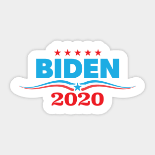 Biden 2020 print - Presidential Campaign product Zip Apparel Sticker